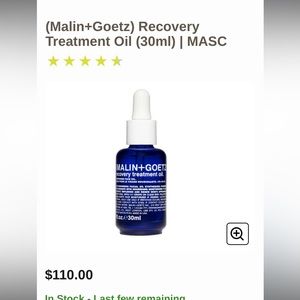 Malin+goetz recovery treatment oil